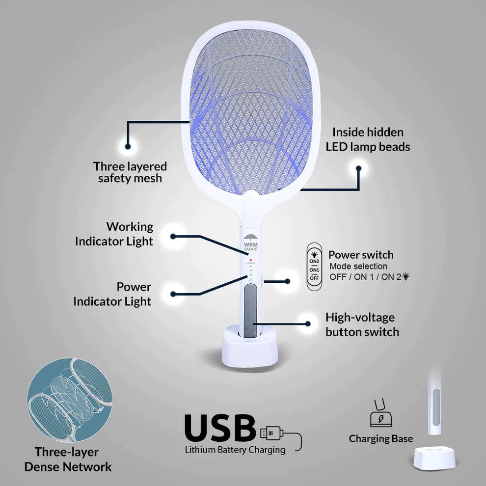 Rechargeable Electronic Mosquito Racket