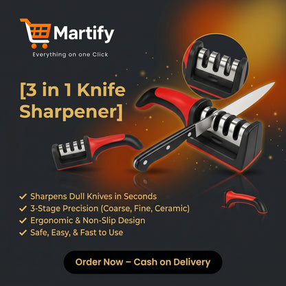 3 in 1 Knife Sharpener