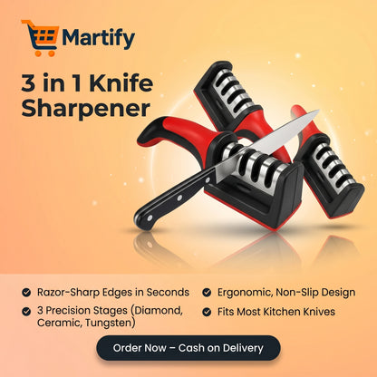 3 in 1 Knife Sharpener