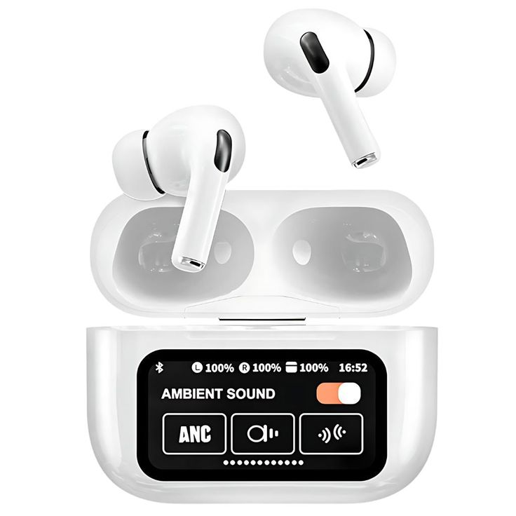 Airpods Pro A9 With LCD Touchscreen Display